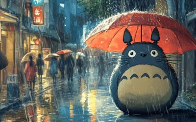 Protection contre la pluie façon Studio Ghibli : Parapluie Totoro et bien plus encore
